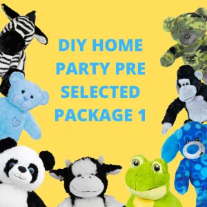 DIY Home Party Packages & T-Shirts Pre-Selected