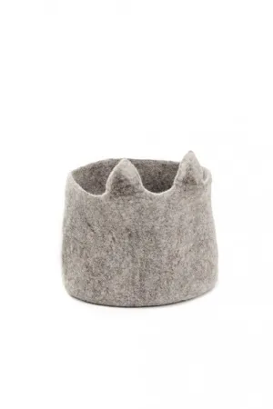 Foxy Pasu Felt Basket by Muskhane